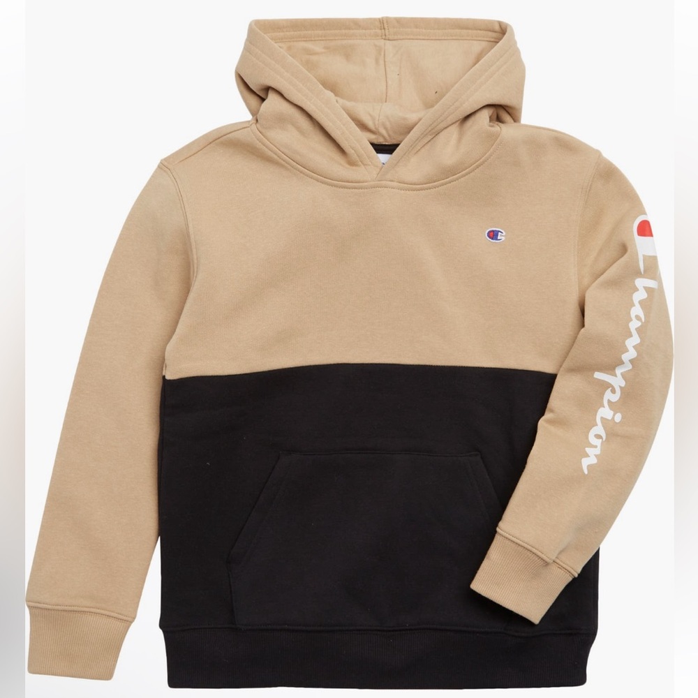 Champion Tan Black Hoodie